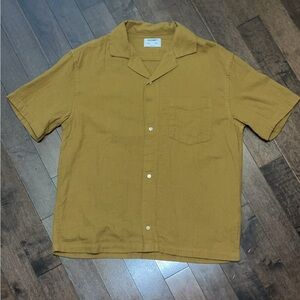 Old Navy Mustard Yellow Men's Shirt